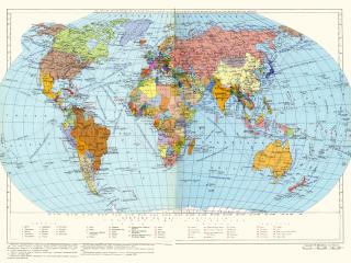 обои Политическая карта мира фото
