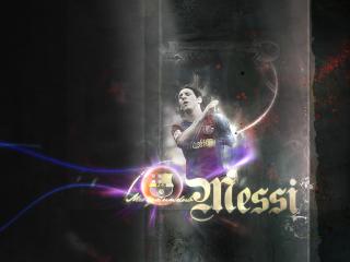 обои Messi (bleack-red) фото