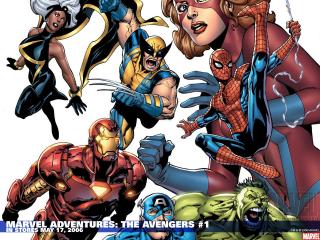 обои Marvel adventures the avengers in may фото