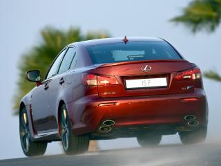 обои Lexus IS-F сзади фото