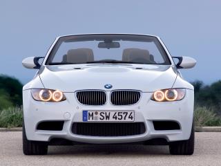 обои BMW M3 белый кабриолет фото