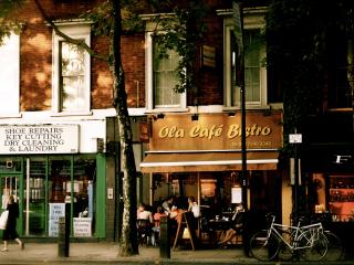 обои Кофейня в Лондоне фото