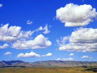 обои Облака над горами фото