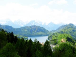 обои Горный пейзаж Баварии фото