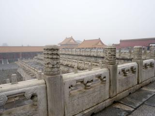 обои Китайские храмы в непогоду фото
