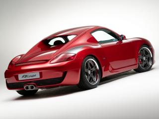 обои Porsche cayman красный фото