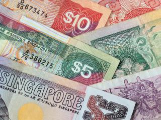 обои Уголки сингапурских денег фото
