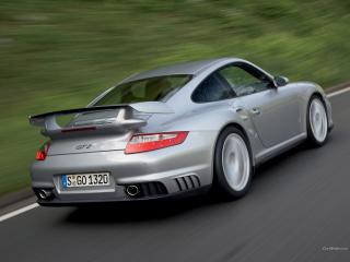 обои Porsche  911-GT2 задняя часть фото