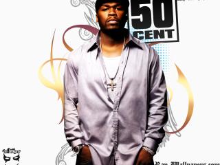 обои для рабочего стола: 50 cent в рубашке