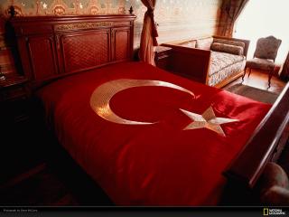 обои Интерьер спальни в турецком стиле фото