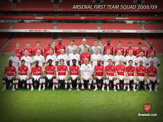 обои 2008-09 Arsenal Squad фото