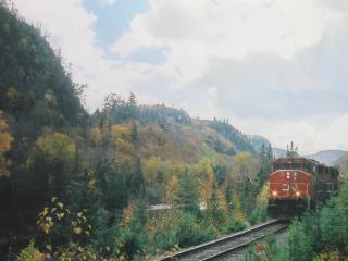 обои Поезд в горах фото