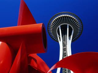 обои США. Seattle Space Needle фото