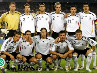 обои Сборная Германии перед игрой фото