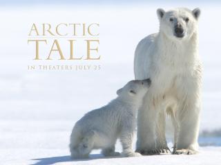 обои "Умка" с мамой на снегу "Arctic Tales" фото