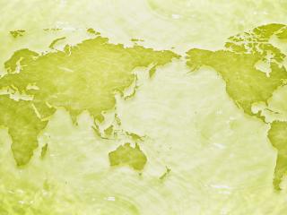 обои Зелёные материки поверх салатовой воды фото