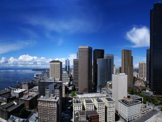 обои Seattle- town фото