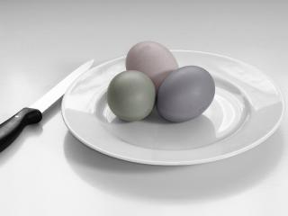обои Яйца на тарелочке фото