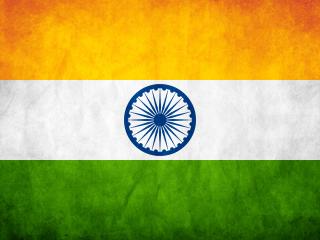 обои Индийский флаг в стиле гранж фото