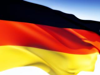 обои Развевающийся, векторный флаг страны Германии фото
