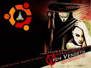 обои Linux Ubuntu Vendetta фото