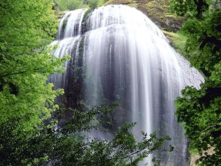 обои Серебряный Водопад, Орегон фото