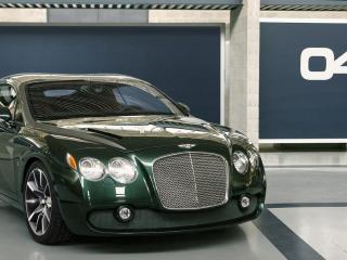 обои Bentley GTZ 2008 в гараже фото