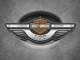 обои HARLEY DAVIDSON logo фото