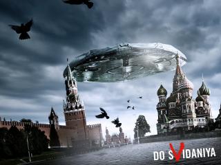 обои UFO in Moscow фото