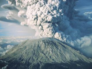 обои для рабочего стола: Извержение вулкана
