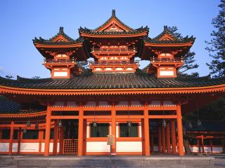 обои Heian Jingu Shrine, Nishi Tennocho, Okazaki, Sakyo-ku, Kyoto, Japan фото