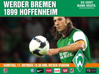 обои для рабочего стола: Werder Bremen vs Hoffenheim