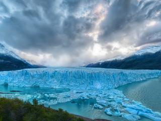 обои для рабочего стола: Mountains Glacier