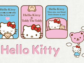 обои Hello Kitty с добрыми пожеланиями фото