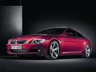 обои BMW M6 бордовый фото