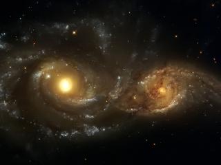 обои Бой галактик фото