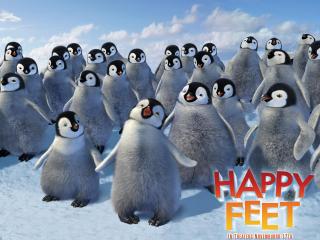 обои Много пингвинов в 3d - happy feet фото