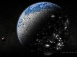 обои Space Alien planet фото