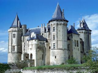 обои Кирпичный замок, Франция фото