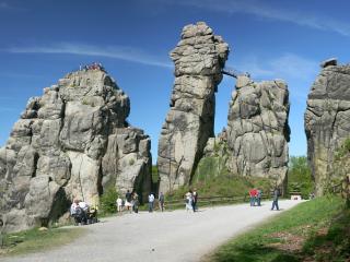 обои Externsteine pano фото