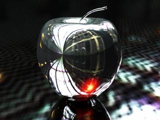 обои Яблоко 3д фото