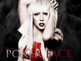 обои Lady Gaga Poker Face фото
