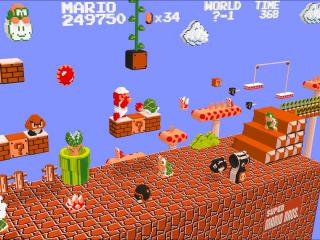 обои Super Mario Nintendo NES 3D фото