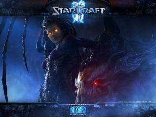 обои StarCraft 2 - королева тьмы в человечьем обличье фото