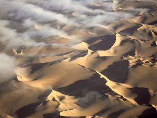 обои Граница тумана,   пустыня Намиб,   Намибия,   Африка фото
