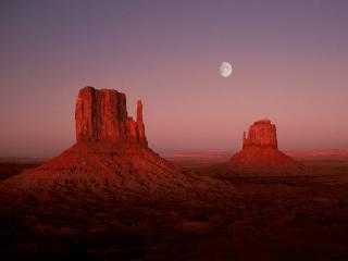обои Восход луны,   Долина Памятника,   Юта фото