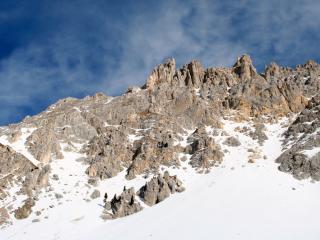 обои Высоко в горах (wide scr) фото