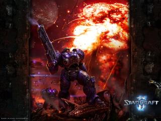 обои StarCraft - 2 Marine фото