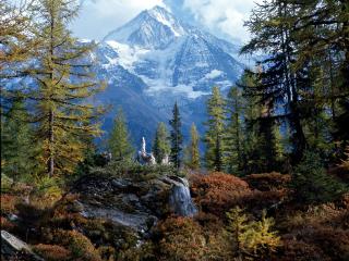 обои для рабочего стола: Bietschhorn,   Valais,   Switzerland