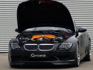 обои BMW G POWER M6 вид со стороны двигателя фото